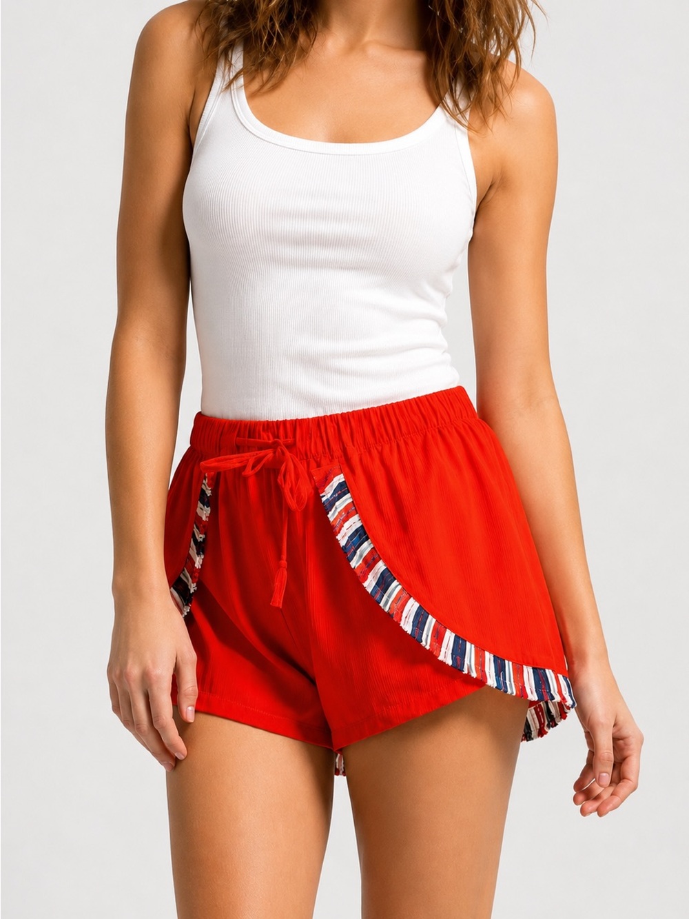 Anthropologie - Chloe Oliver red short